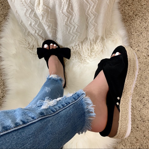 NEW Sami Platform Slip-On’s- in Black - Picture 6 of 6